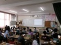 保健室の先生と一緒にしっかりと学習しました。