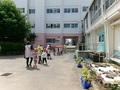原山保育園の年長さんが原山小にお散歩に来てくれました。