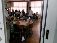 今日は、5年生が授業参観でした。