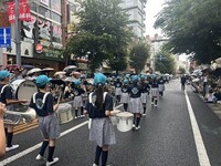 雨の中、しっかりと演奏しきることができました。
