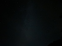 満点の星空です☆真ん中に見えるのが天の川です🌟